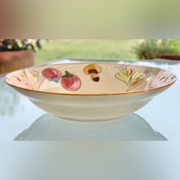 Los Angeles Potteries Large Ceramic 3D Spaghetti Ingredients Design Bowl - Picture 2 of 7